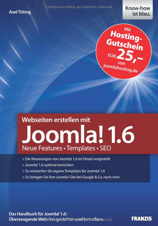 Webseiten erstellen mit Joomla! 1.6 - Neue Features - Templates - SEO